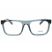 Prada Men's Eyeglasses - Rectangular Transparent Ocean Full Rim | 0PR C03V 17T1O1 ,
