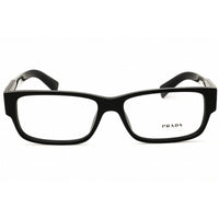 Prada Men's Designer Eyeglasses - Rectangular Glossy Black Full Rim | PR B09V 16K1O1 ,