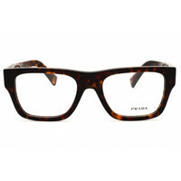 Prada Men's Designer Eyeglasses - Rectangular Root Tortoise Full Rim | PR C01V 17N1O1 ,