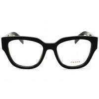 Prada Women's Designer Eyeglasses - Round Polished Black Full Rim | PR C06V 16K1O152 ,