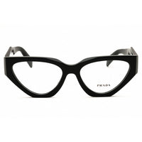 Prada Women's Designer Eyeglasses - Cat Eye Black Acetate Full Rim | PR C07V 16K1O1 ,