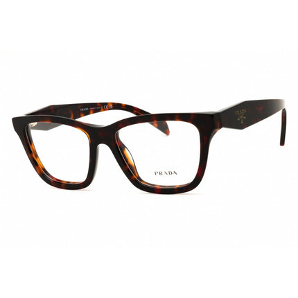 Prada Women's Eyeglasses - Rectangular Root Tortoise Acetate Full Rim | PR C10V 17N1O1 ,