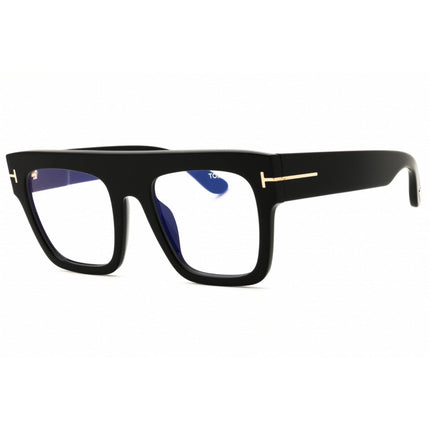 Tom Ford Women's Designer Sunglasses - Rectangular Shiny Black Full Rim | FT0847 001 ,