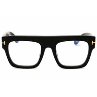 Tom Ford Women's Designer Sunglasses - Rectangular Shiny Black Full Rim | FT0847 001 ,