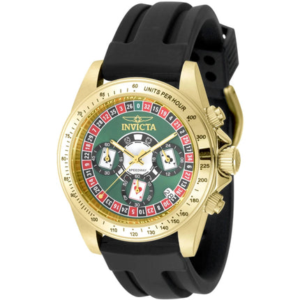 Invicta Speedway 50873 Men's Watch 39.5mm Stainless Steel Green Dial Quartz ,
