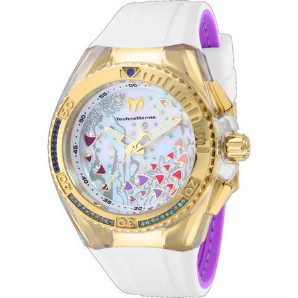 TechnoMarine Cruise Dream Women's Quartz Watch 40mm Gold White Dial TM-121002 ,