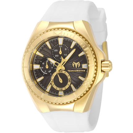 TechnoMarine TM-124023 Cruise Women's Gold Chronograph Watch 3 Interchangeable Straps ,