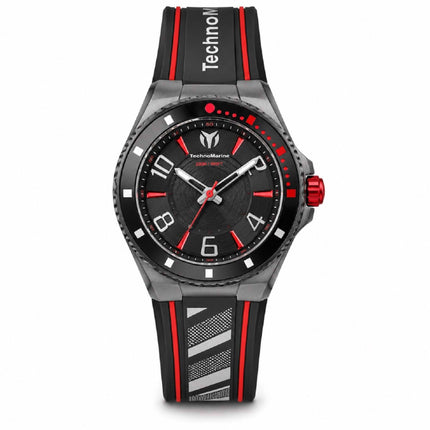 TechnoMarine TM-525015 Racing Legends Men's 44mm Black Stainless Steel Watch ,