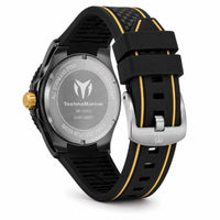 TechnoMarine TM-525016 Racing Legends Men's 44mm Black Gold Watch ,