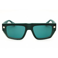 Calvin Klein Jeans CKJ25619S 300 Unisex Green Rectangular Shape Full Rim Sunglasses ,