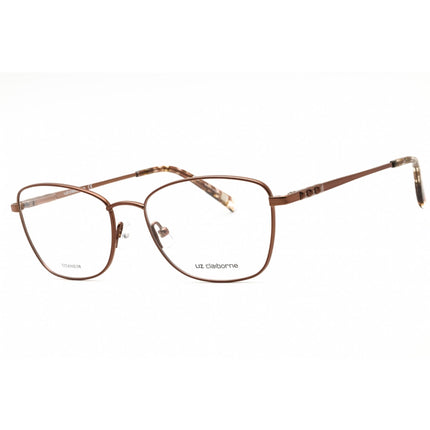 Liz Claiborne L 667/T 0TUI 00 Women's Light Brown Oval Metal Full Rim Eyeglasses ,