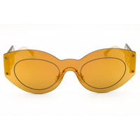 Versace 0VE2276 10027P Women's Gold Shield Metal Full Rim Designer Sunglasses Frame ,