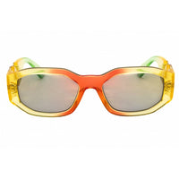 Versace 0VE4361 5530/1 Women's Gradient Yellow/Red/Green Oval Full Rim Sunglasses ,
