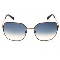 Fossil FOS 3174/G/S 0PJP I4 Women's Blue Metal Full Rim Oversized Shape Sunglasses ,