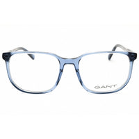 GANT GA50096 090 Men's Shiny Blue Acetate Full Rim Rectangular Shape Eyeglasses ,