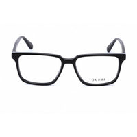Guess GU50047 001 Men's Shiny Black Plastic Full Rim Rectangular Shape Eyeglasses ,