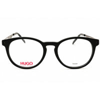 HUGO HG 1037 0807 00 Men's Black Plastic Full Rim Frame Round Shape Eyeglasses ,