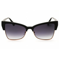 Max & Co MO0004 01B Women's Shiny Black Injected Propionate Cat Eye Shape Sunglasses ,