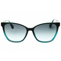 Max & Co MO0011 92V Women's Blue/Black Injected Propionate Full Rim Cat Eye Sunglasses ,