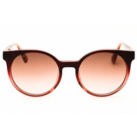 Max & Co MO0012 50F Women's Dark Brown/Burgundy Injected Propionate Round Sunglasses ,