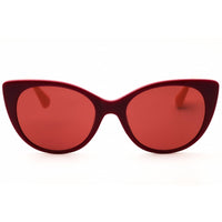 Max & Co MO0021 69S Women's Shiny Bordeaux Injected Propionate Cat Eye Sunglasses ,