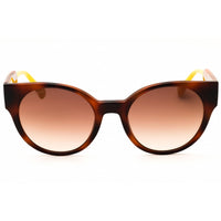 Max & Co MO0035 52F Women's Dark Havana Injected Propionate Full Rim Round Sunglasses ,