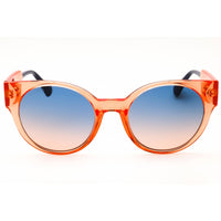 Max & Co MO0035 72W Women's Shiny Pink Injected Propionate Full Rim Round Sunglasses ,