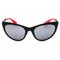 Max & Co MO0037 01C Women's Shiny Black Injected Propionate Cat Eye Shape Sunglasses ,