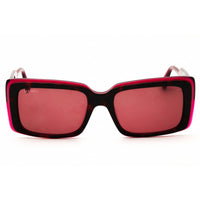 Max & Co MO0040 52S Women's Dark Havana Acetate Full Rim Rectangular Sunglasses ,