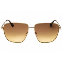 Max & Co MO0041 32F Women's Gold Metal Full Rim Frame Rectangular Shape Sunglasses ,