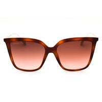 Max & Co MO0043 52F Women's Dark Havana Injected Propionate Rectangular Sunglasses ,