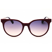 Max & Co MO0044 69W Women's Shiny Bordeaux Injected Propionate Round Sunglasses ,