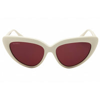 Max & Co MO0047 21S Women's White Acetate Full Rim Frame Cat Eye Shape Sunglasses ,