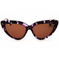 Max & Co MO0047 55E Women's Coloured Havana Acetate Full Rim Cat Eye Sunglasses ,