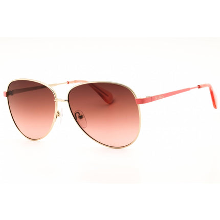Max & Co MO0049 32F Women's Gold Metal Full Rim Frame Aviator Shape Sunglasses ,