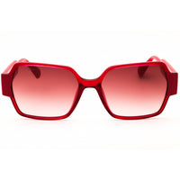 Max & Co MO0051 66T Women's Shiny Red Injected Propionate Rectangular Sunglasses ,