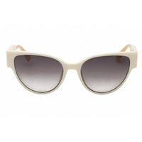 Max & Co MO0053 21B Women's White Injected Propionate Full Rim Cat Eye Sunglasses ,