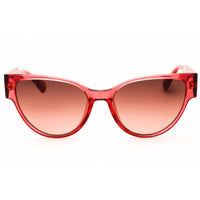 Max & Co MO0053 66F Women's Shiny Red Injected Propionate Full Rim Cat Eye Sunglasses ,