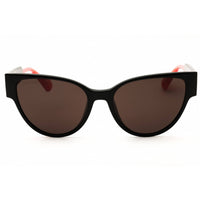 Max & Co MO0053 01A Women's Shiny Black Injected Propionate Cat Eye Shape Sunglasses ,