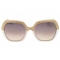 Max & Co MO0063 24F Women's White/Ivory Injected Propionate Oversized Sunglasses ,