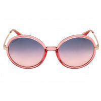 Max & Co MO0064 72B Women's Shiny Pink Injected Propionate Full Rim Round Sunglasses ,