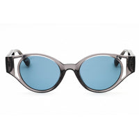 Max & Co MO0069 20V Women's Grey/Clear Injected Propionate Full Rim Round Sunglasses ,