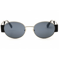 Max & Co MO0071 14C Women's Shiny Light Ruthenium Metal Full Rim Oval Sunglasses ,