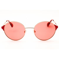 Max & Co MO0073 28S Women's Shiny Rose Gold Metal Full Rim Round Sunglasses, 51 mm ,