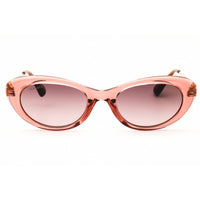 Max & Co MO0077 72F Women's Shiny Pink Injected Propionate Full Rim Cat Eye Sunglasses ,