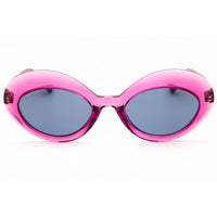 Max & Co MO0080 72V Women's Shiny Pink Injected Propionate Full Rim Oval Sunglasses ,