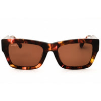Max & Co MO0081 55E Women's Coloured Havana Acetate Full Rim Rectangular Sunglasses ,