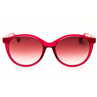 Max & Co MO0084 75Z Women's Shiny Fuchsia Injected Propionate Full Rim Sunglasses ,