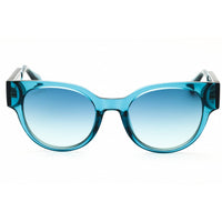 Max & Co MO0085 96W Women's Shiny Dark Green Injected Propionate Round Sunglasses ,