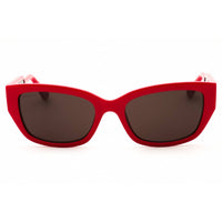 Max & Co MO0086 66A Women's Shiny Red Injected Propionate Full Rim Cat Eye Sunglasses ,